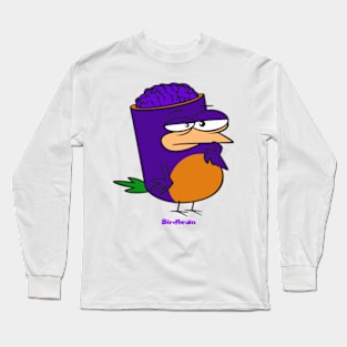 Birdbrain Design for Bird Lovers Long Sleeve T-Shirt